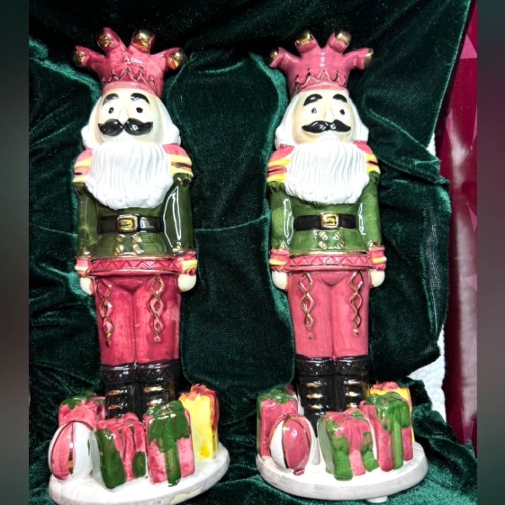 "Classic Traditions" Nutcracker Candle Holders